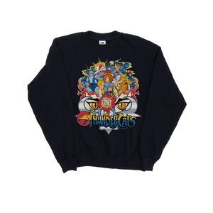 Thundercats Womens/Ladies Action Group Shot Sweatshirt / Navy Blue